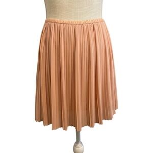 Forever 21 Pink Pleated Mini Skirt